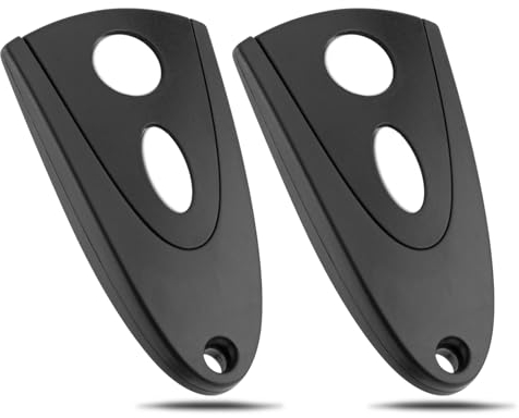 pepape 2 Pack 433.92MHz Garage Opener Remote Control Replacement for Novoferm Novotron 502 MAX43-2 512 MIX43-2 Handheld Transmitter