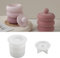 HNLMZ Stampi in Silicone per Resina,1Pezzi Stampo in Resina da Colata DIY,Stampo in Silicone per Vaso di Fiori Succulento per Colata di Cemento