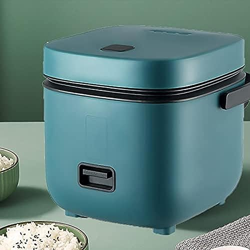 Cuociriso Perfetto Piccolo Per 2, Cuociriso Giapponese Da 1,2 Litri, Pentola Per Riso Antiaderente Con Vaporiera,Verde,Bianco