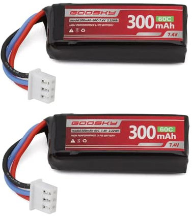 STASRC GOOSKY S1 RC Hélicoptère 300 mAh 7,4 V Batterie Lipo 2 pièces