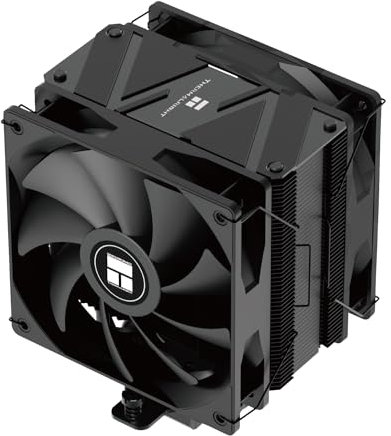 Thermalright Burst Assassin 120 EVO Dark CPU Cooler, 6 Heat Pipes Cooler, Double PWM Quiet Fans CPU Air Cooler with 1500RPM Speed, for AMD:AM4/ AM5/Intel 1700/1150/1151/1200/1851, LGA1700