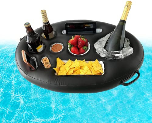 Porte-gobelet de piscine en PVC, plateau gonflable, fournitures d'eau, porte-gobelet gonflable, porte-gobelet de piscine, jouets de piscine, tapis flottant, sous-verres flottants pour fête d'été à la