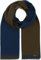 bugatti Herren Schal einfarbig - 35 x 200 cm - Wendeschal zweiter Farbe auf der Rückseite Dark Olive