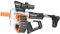 Realistic Toy Submachine Gun Foam Blaster with Manual Bolt, 24-Dart Clips and 40 Foam Darts, Long Range Precision, Safe Eva Soft Bullets for Kids, Boys, Girls, for Birthday, Xmas