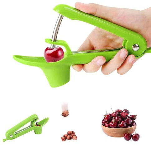 Dénoyauteus de Cerises Appareil Dénoyautées Les Cerises et Prunes Outil DéNoyauteurs Pour Un Retrait Rapide Des Noyaux Fruits