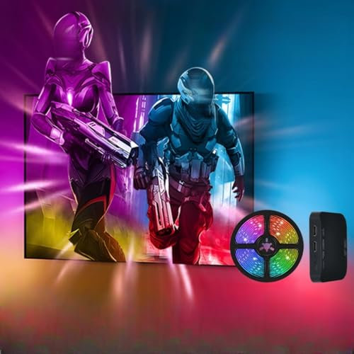 Usb Led Tira De Luces Para Tv Streaming Colorido TV Luz De Fondo Con La Computadora Sincronización De Ambiente De Sonido Y Luz Misma Pantalla Transfronteriza Super Brillante Usb Led Tira(DC12V,32in)