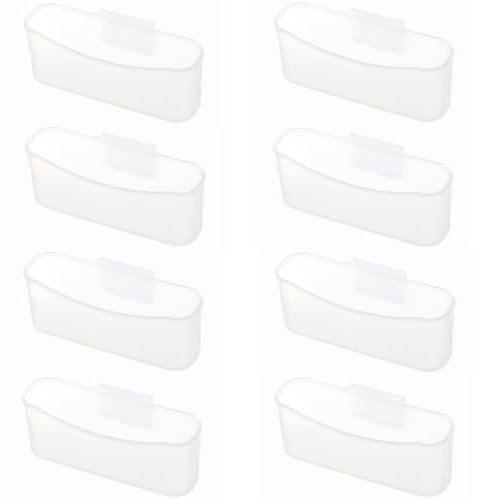 8 Pcs Organisateur Frigo, Organiseurs de Porte de Réfrigérateur à Suspendre, Boite de Rangement Frigo, Réfrigérateur Bac de Rangement, pour Réfrigérateur la Cuisine le Garde-Manger les Armoires