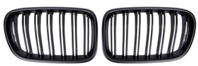 Viviance Auto Frontschürze Kühlergrill Gitter kompatibel mit BMW X3 F25 2011-2013 - Mattschwarz
