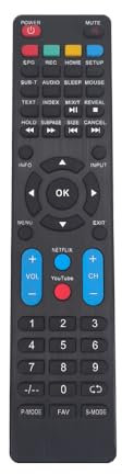 IOOIQQ Mando a distancia para televisor inteligente MANTA 50LUA19S.55LUA19S.60LUA19S.65LUA19S.32LHA19S.40LFA19S
