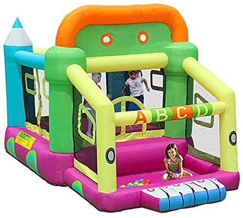 IXMLDAXD bouncy castle， Bouncy Castles Indoor Small Colored Ball Toy Pool Large Play Fence Toys