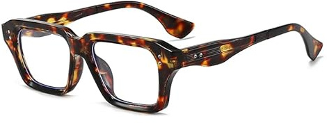 Long Keeper Blaulichtfilter Brille Quadratisch Damen Herren Blaufilter Brille Rechteck Computerbrille Anti Blaues Licht Brille für PC, TV und Handy