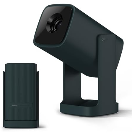 Wanbo Cube 1 Mini Vidéoprojecteur Compatible avec Android TV & Netflix intégré, 200 ISO Lumens, Projecteur Home Cinéma Portable, WiFi Bluetooth, Projecteur Vidéo Rotatif 360°, Ultra léger 0,9 kg