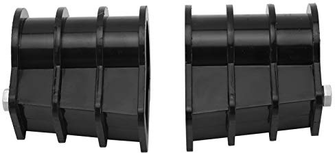GEDMRT Schwimmbadleiter-Schnallen-Set |2-teilige eingebettete Anker aus ABS-Kunststoff |Sichere Befestigung für in-/oberirdische Poolleitern |Einfache Installation, Keine Zementspuren