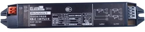 NIWPPKIMX 1 pièces EB-C 128 TL5 II 28W for Ballast électronique T5 Tube Fluorescent redresseur électronique Ballast de Tube Fluorescent