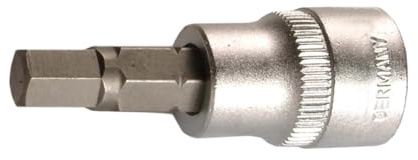 SW-Stahl 06520-INB7 Schraubendreheinsatz, 3/8 Zoll Innensechskant, 7 mm | Steckschlüssel aus Chrom-Vanadium für Ratsche, Stecknuss zur Montage von Wellendichtring, robustes Profi-Werkzeug