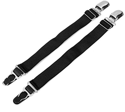 LEORX 1 Paar Nylonstrümpfe für Damen, Strumpfband, verstellbar, Strumpfband, Clip, Schnallen