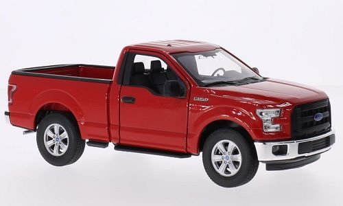 Ford F-150, rot, 2015, Modellauto, Fertigmodell, Welly 1:24