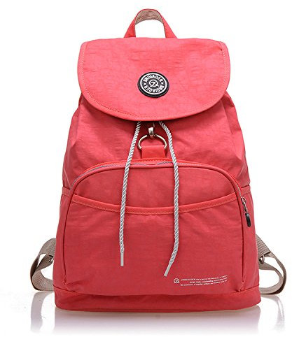 Outreo Rucksack Damen Rucksäcke Wasserdicht Schulrucksack Leichter Tasche Schultaschen Daypack Kordelzug Reisetasche Schul Backpack für Lässige