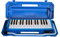 Melodica ffalstaff ® 32 Tasti Tipo Angel con Custodia Rigida (Blu)