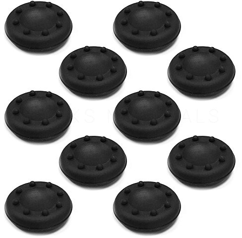 Nero controller joystick Thumb stick Grips analogico silicone copriobiettivo per PS4 PS3 XBOX ONE Wii U Accessories