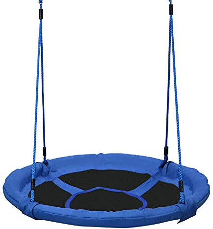 HOMCOM Altalena da Giardino per Bambini tra 3 e 8 anni, Altalena per Bambini da Interno ed Esterno 100x180 cm, Carico Massimo 100kg