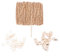 20ft 4x6mm Twisted Cross Chains Metal Cable Chain Link and 20pcs Lobster Clasp & 100pcs Open Jump Ring Jewelry Making Chain for DIY Making Bracelet Necklace (KC Gold)