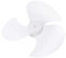 XTYaa 12 Inch Plastic Fan Blade with 3 Leaves, Replacement Fan Blade for Stand or Table Fans, Cooling Accessory for Home, Office, or Workshop Use