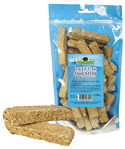 Schecker 1 kg Fischstäbchen - der ideale Snack aus 100% Meeresfisch für mittelgroße und große Hunde
