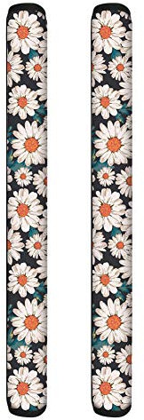 Showudesigns Daisy Fridge Handles Covers,Refrigerator Handle Cover Protector Sleeve Decoration for Home Kitchen Appliances Microwave Door Dishwashers