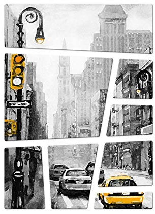 New York City Taxi 8er Set Kühlschrankmagnete