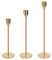 Kerzenhalter, Kerzenständer, Goldenes Kerzenlicht Stabkerze Hoch Metall Deko Kerzenleuchter für Party, Hochzeit, Abendessen, Weihnachtsdekoration, 3 Stück