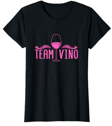 Team Vino - Conception de verre à vin - buveur de vin T-Shirt