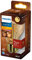 Philips LED Classic E27 Vintage Lampe, 25 W, Vintage Dekolampe, Tropfenform, dimmbar, klar, gold, flame