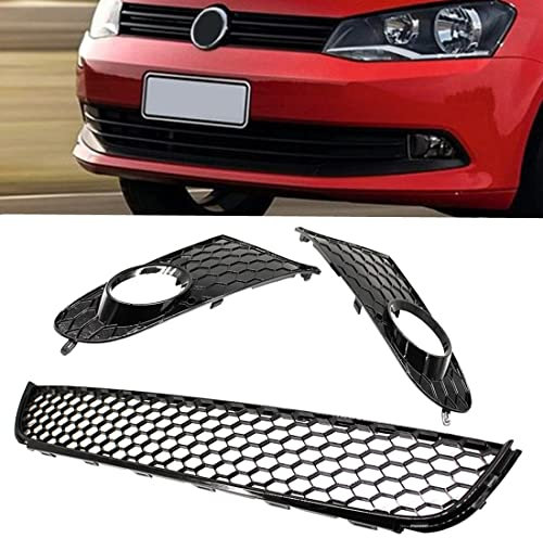 HZYCKJ Griglie anteriori e per radiatori auto Per VW Golf 6 MK6 Non-GTI 2009-2013 Griglia paraurti anteriore Griglia a rete Copertura fendinebbia