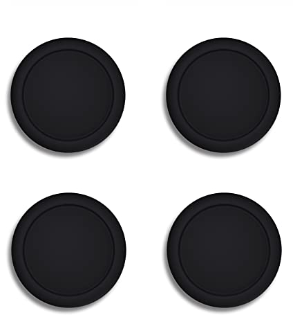 playvital Joystick Kappen für Nintendo Switch/Lite/OLED,Joycon Stick Aufsätze Zubehör Silikon Thumb Grip Analog Stick Cover Joy Con Controller Kappen für Switch/Lite/OLED(Schwarz)