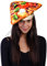 SEA HARE Erwachsener Pizza Kostüm Funny Hut für Party (Dreieck)