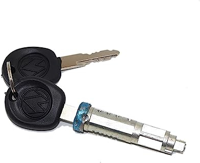 ONTHIS Neuer hinterer Heckklappen-Schließzylinder mit 2 Schlüsseln, passend for VW, passend for Transporter T4, passend for Caravelle, passend for Eurovan, 701829239, 701827573, 701837061D