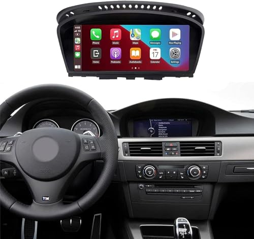 Ninetom Car Radio Pantalla táctil de 8.8 Pulgadas para 2010-2012 BMW 3/5 Series E60 E61 E90 E91 E92 E93 con Sistema CIC Carplay Android Auto Navegación GPS para automóvil