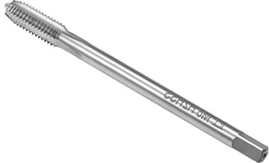 CoCud Thread Milling Taps, Metric M8 x 1.25 Thread H2, High Speed Steel Machine 3 Straight Flutes Screw Threading Tool - (Applications: for Tapping Drilling Machine), 1-Piece