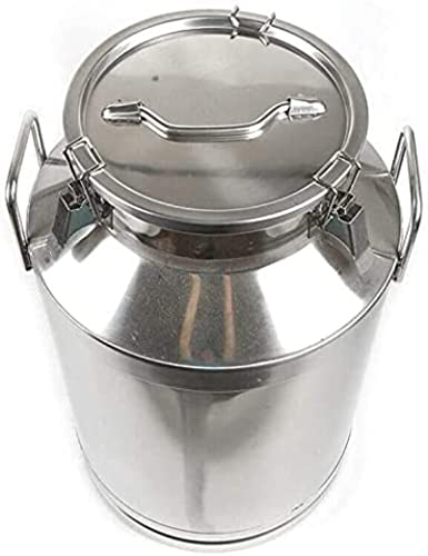BanBe Milchkanne/Teekanister/Milchkanne/Eimer/Tragekanne aus Edelstahl, Ölfass zur Lagerung und zum Transport von Tee-Getreide-Öl (50 l)