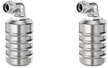 Ohewiiuk 2X Schwimmerkugelhahn Aus Edelstahl 304, Vollautomatischer FüLlstandsregler, Wasserturm, Tank, KüChenarmatur Voller Wasser B