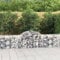 FUDUGEHMIOFWFJJ teichwanne,blumenkasten hoch,Gabionen mit Hochbogen 4 STK. 200x50x60/80 cm Verzinktes EisenGeeignet für Garten, Terrasse, Schlafzimmer, Wohnzimmer