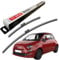 Silbak Windscreen Wipers, competible for FIAT 500 (07/2007 ONWARDS) Front Wiper Blades, 600mm/350mm