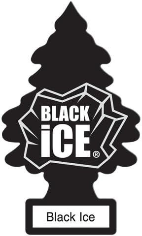 LittIe Trees Auto-Lufterfrischer, schwarzer Eisduft, 10 Stück