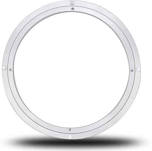 Lazy Susan Turntable, Heavy Duty Aluminium Lazy Susan Hardware, Sliver Rotating Turntable Bearing Table Base, Round Swivel Plate
