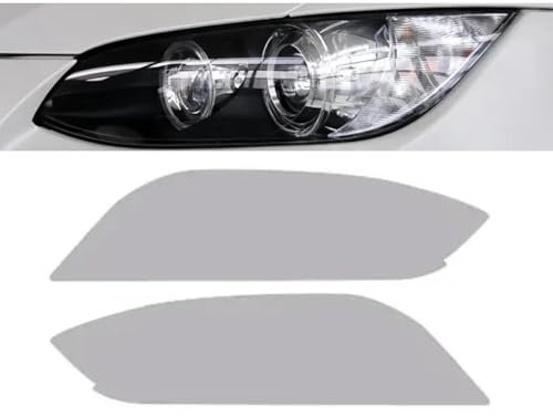 Rufutle Scheinwerfer Tönungsfolie für BMW M3 E90 E92 E93 2007-2013, Autoscheinwerfer-Tönung, geräucherte Schwarze Folie, Frontlicht, transparenter TPU-Aufkleber