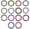 FRCOLOR 14rollen Glänzendes Nail Art Line Tape Nagel Sticker Set Für Maniküre Diy Farben Nail Decals Für Kreative Nageldesigns Und Nail Decoration