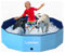 Lubolee Piscina Perros Grandes - Bañera Piscina para Perros y Piscinas Desmontables con Superficie Antideslizante (120x30cm) | Piscina Plegable Perros pequeños de PVC Espesado