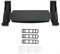 Eawfgtuw Portable Speaker Car Mount - For JBL Flip 4/5/6 Series, Nylon & Metal Holder, Secure Strap Design, Bike Speaker Mount