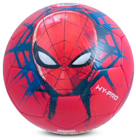 Hy-Pro Size 5 Football - Marvel Design with Graphic | Officially Licensed, Training Ball for Outdoor Play & Practice, Football Gifts for Superhero Fans